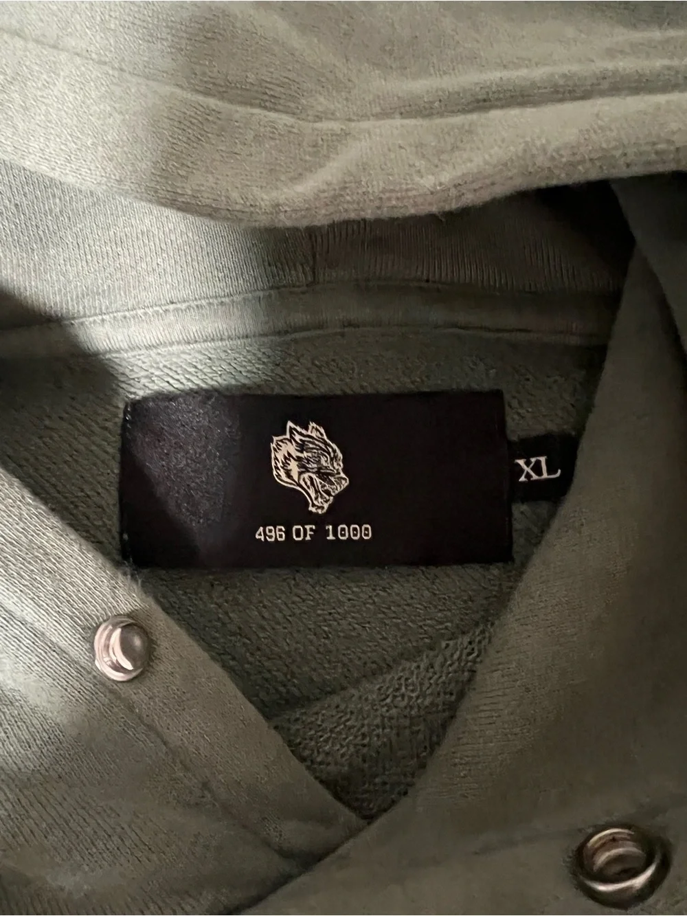Darc Sport Wolves Worldwide Limited Edition Hoodie Sage Green XL